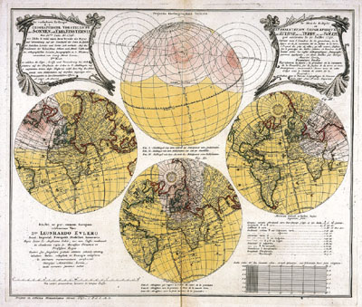 [The path of the annular eclipse in 1748 I]